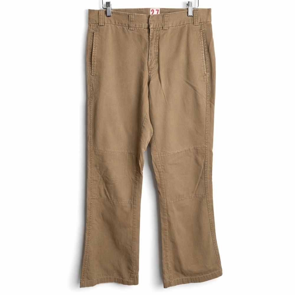 Abercrombie & Fitch Utility Chino Pants Khaki Bootcut Size 6